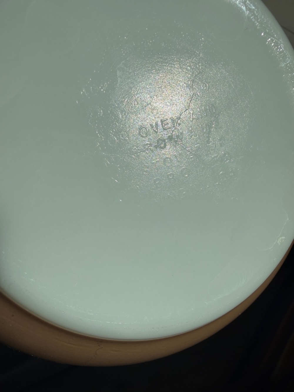 Pyrex Brown and Rust Mixing Bowls with White Floral Patterns - Picture 7 of 7